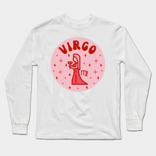 Virgo Zodiac Sign Long Sleeve T-Shirt